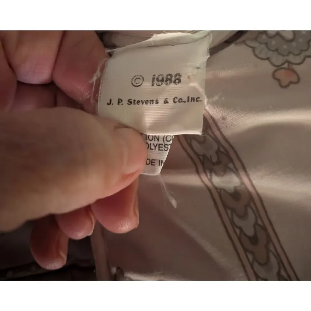 VTG 1988 Twin Comforter JP Stevens 85 x 62
